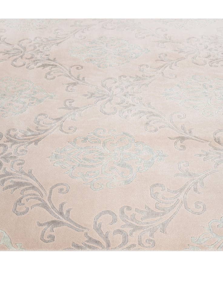 Detail image of  5' 7 x 8'  Hand Knotted Darya Wool Rug