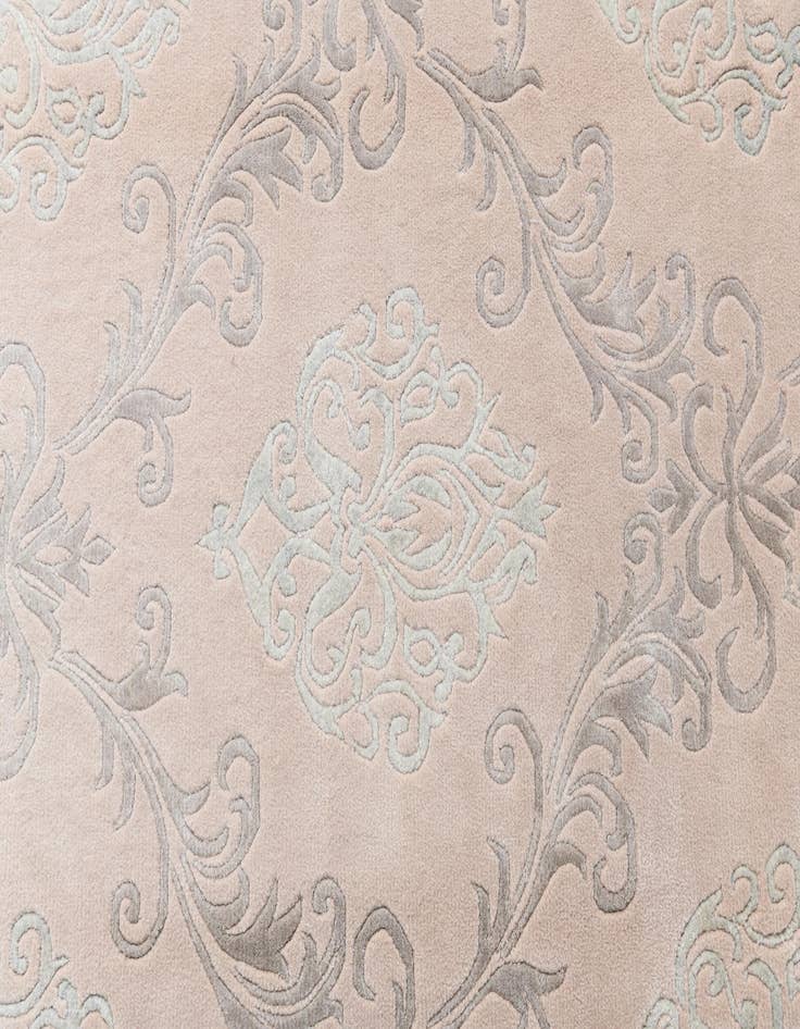 Detail image of  5' 7 x 8'  Hand Knotted Darya Wool Rug