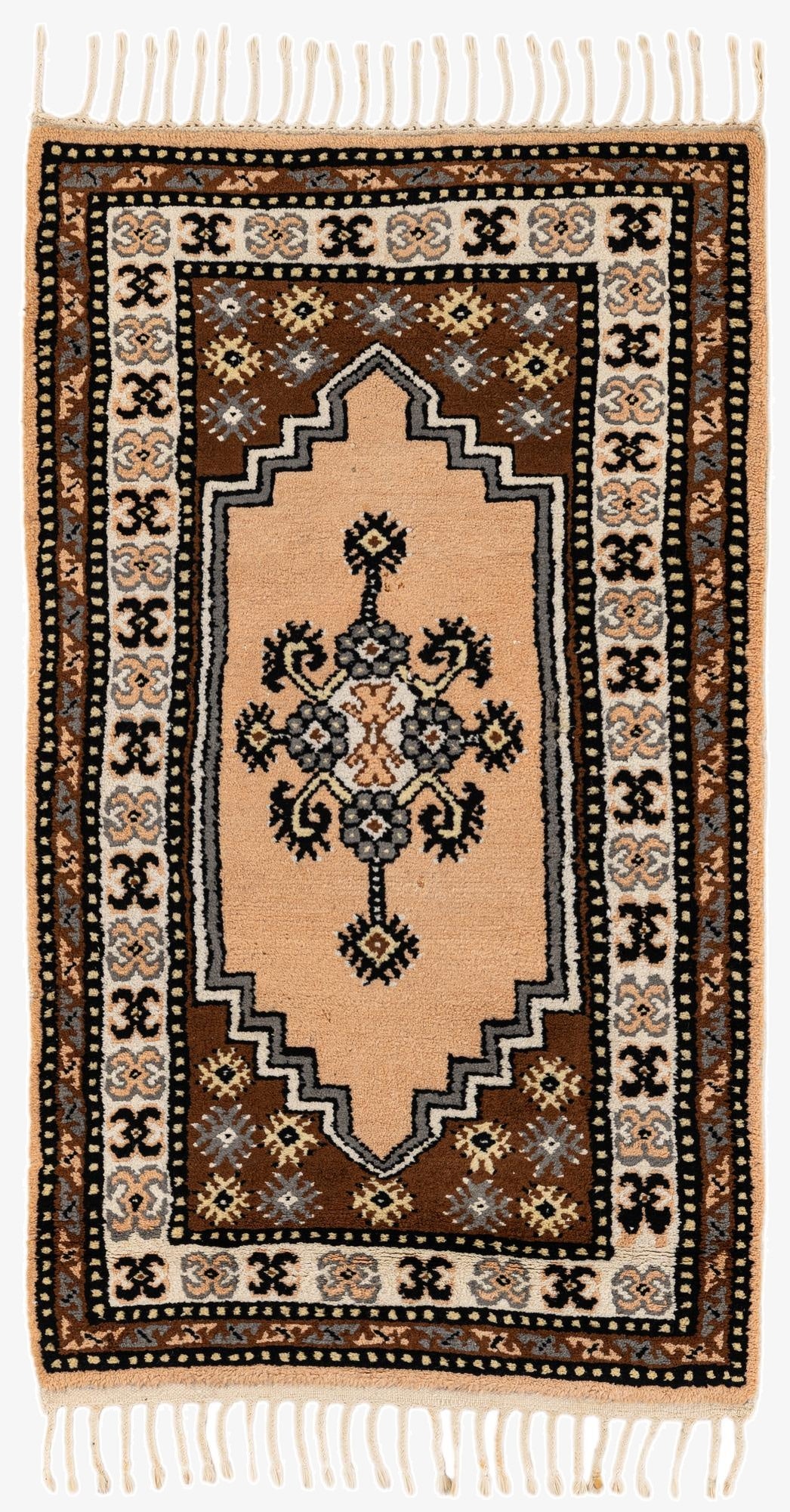  2' 8 x 4' 7  Hand Knotted Fars Wool Rug