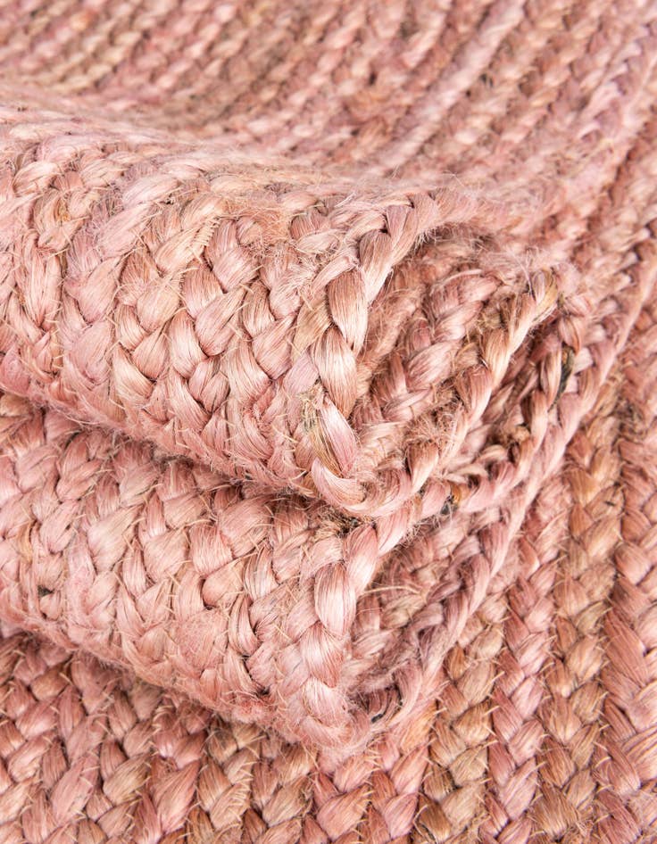 Detail image of  2' 2 x 3' 7  Hand Braided Jute Hearth Rug