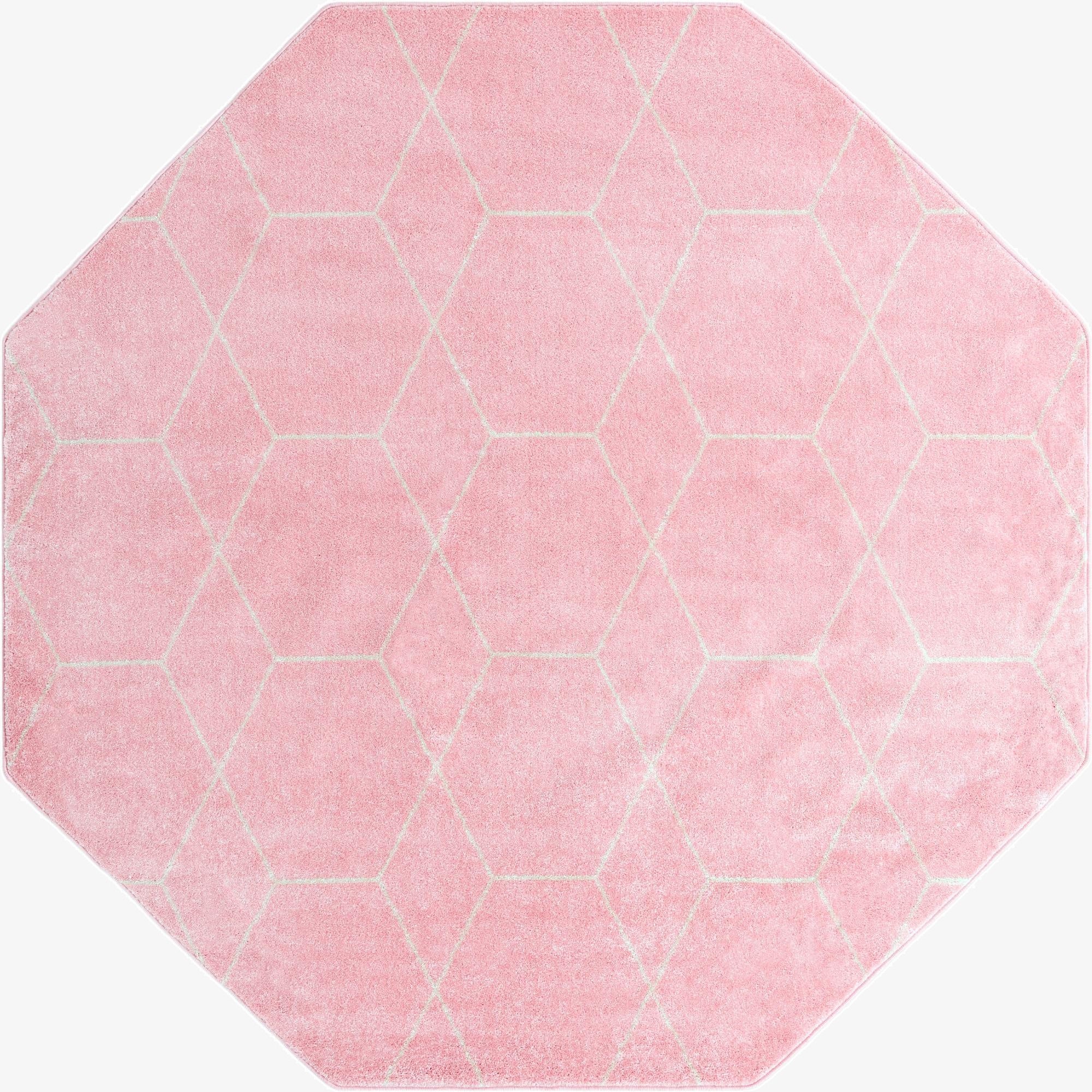  5' 3 x 5' 3 Lattice Frieze Octagon Rug