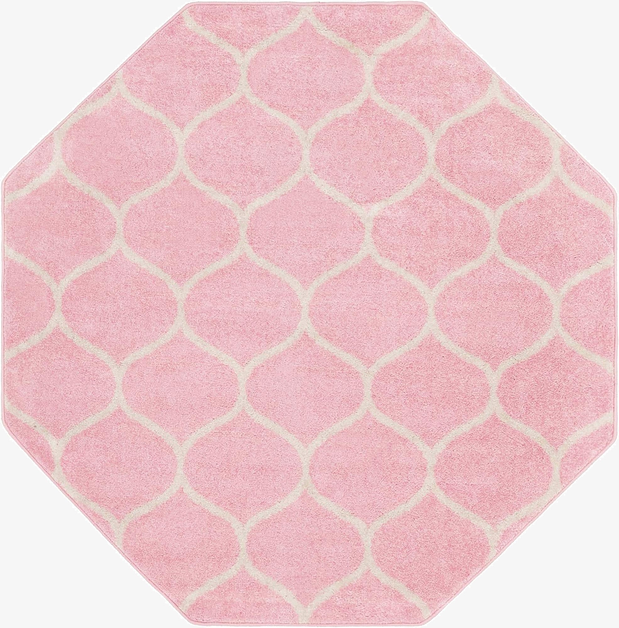  7' 10 x 7' 10 Lattice Frieze Octagon Rug