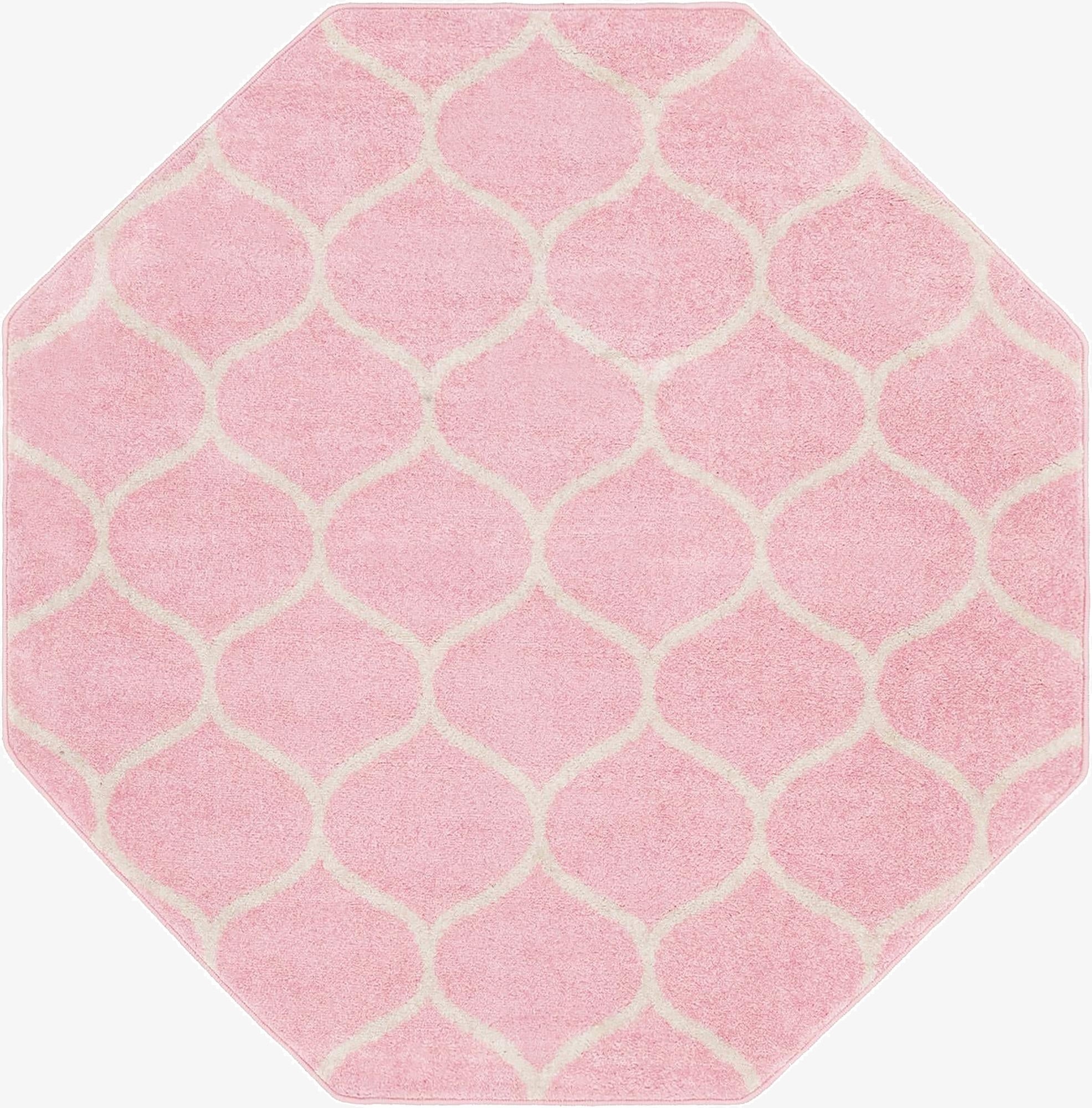  5' 3 x 5' 3 Lattice Frieze Octagon Rug