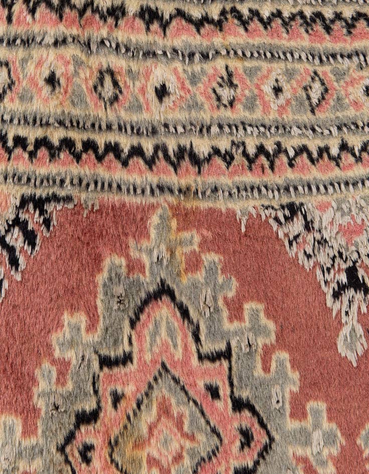 Detail image of  7' 3 x 9' 6  Hand Knotted Bokhara Oriental Rug