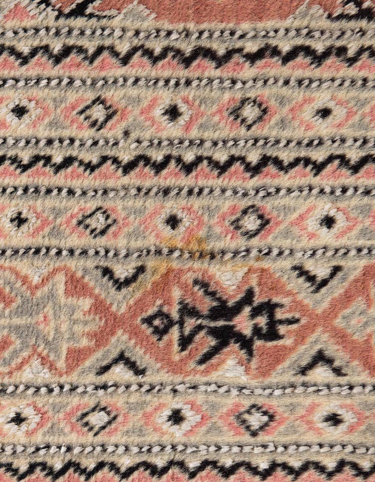 Detail image of  7' 3 x 9' 6  Hand Knotted Bokhara Oriental Rug