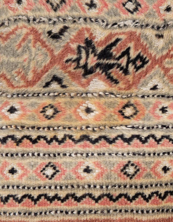 Detail image of  7' 3 x 9' 6  Hand Knotted Bokhara Oriental Rug