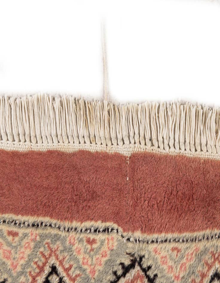 Detail image of  7' 3 x 9' 6  Hand Knotted Bokhara Oriental Rug