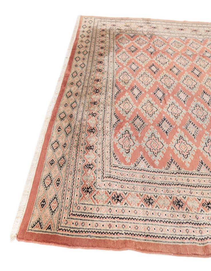 Detail image of  7' 3 x 9' 6  Hand Knotted Bokhara Oriental Rug