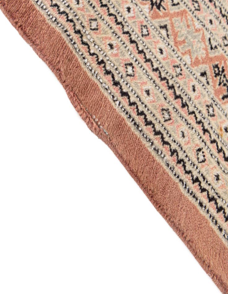 Detail image of  7' 3 x 9' 6  Hand Knotted Bokhara Oriental Rug