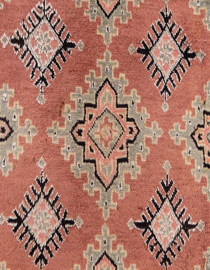 Detail image of  7' 3 x 9' 6  Hand Knotted Bokhara Oriental Rug