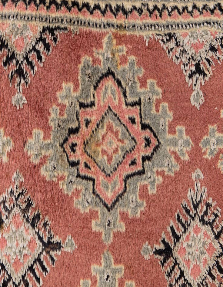 Detail image of  7' 3 x 9' 6  Hand Knotted Bokhara Oriental Rug