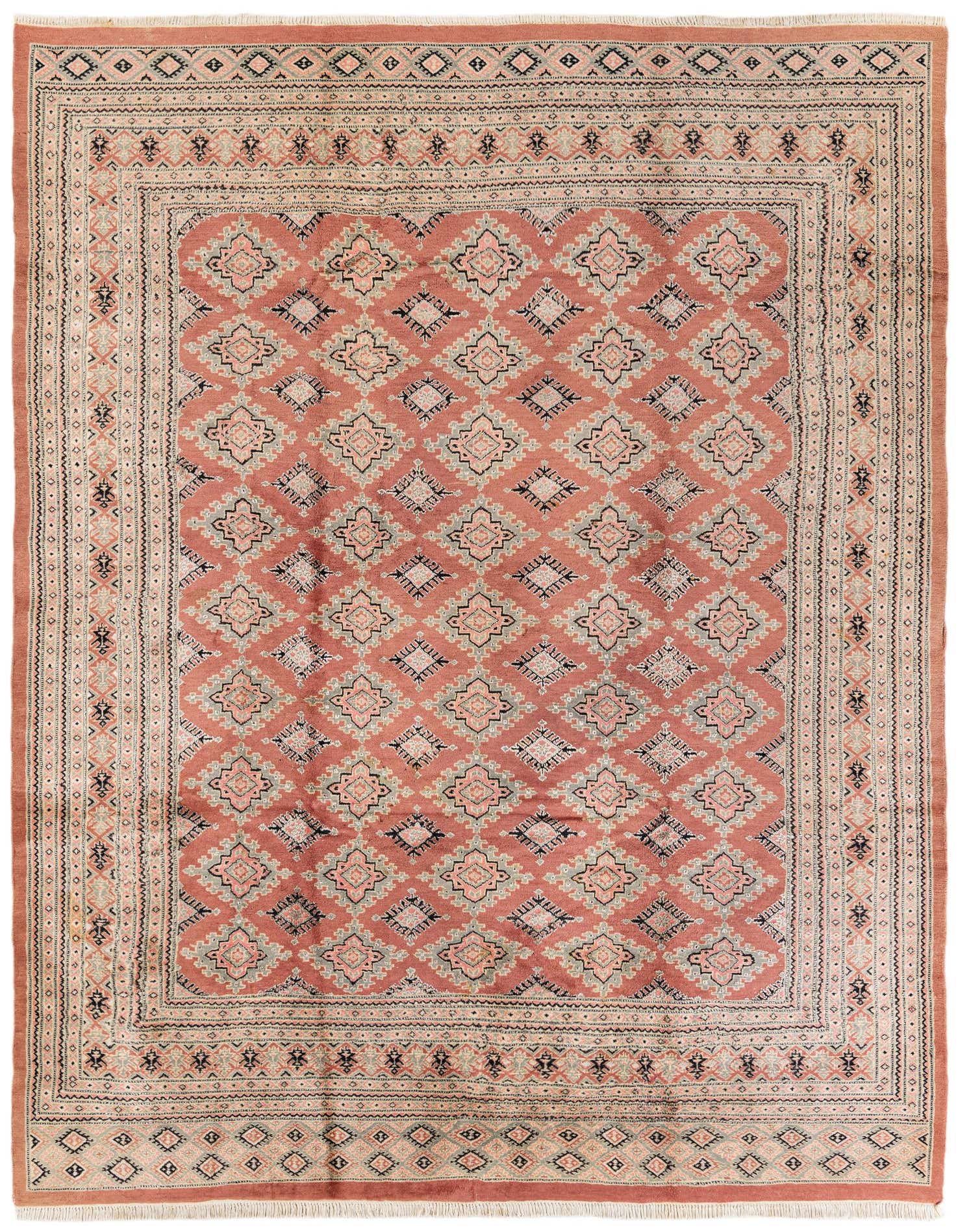 Primary image  7' 3 x 9' 6  Hand Knotted Bokhara Oriental Rug