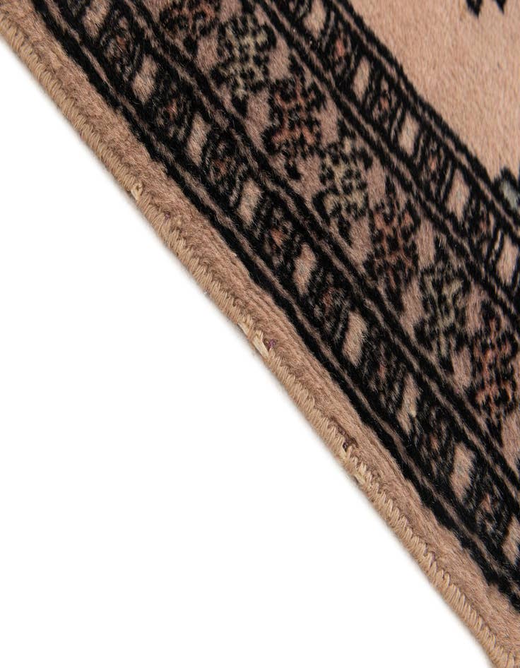 Detail image of  2' 1 x 3' 2  Hand Knotted Bokhara Oriental Wool Rug