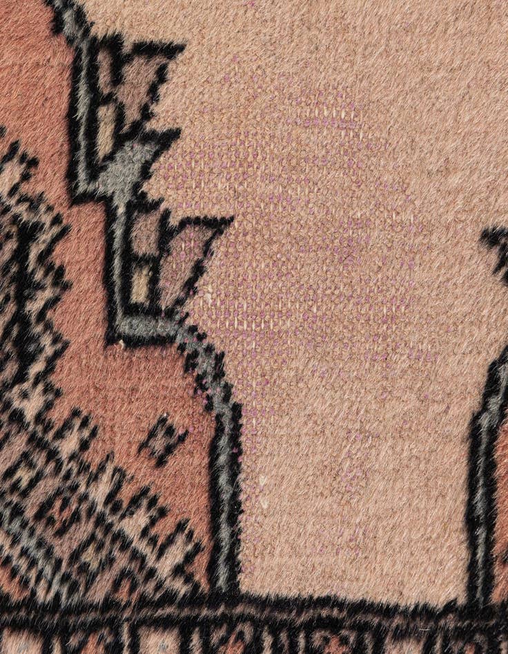 Detail image of  2' 1 x 3' 2  Hand Knotted Bokhara Oriental Wool Rug