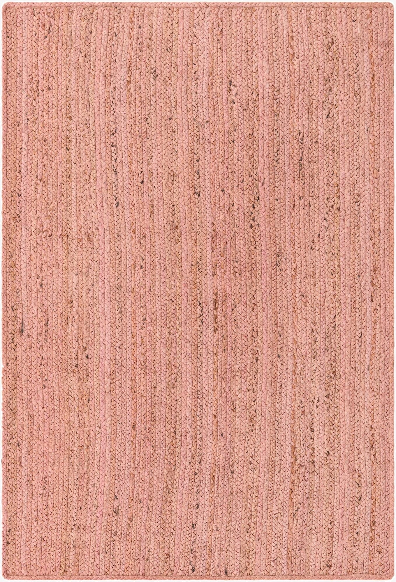  4' 1 x 6' 1  Hand Braided Jute Rug