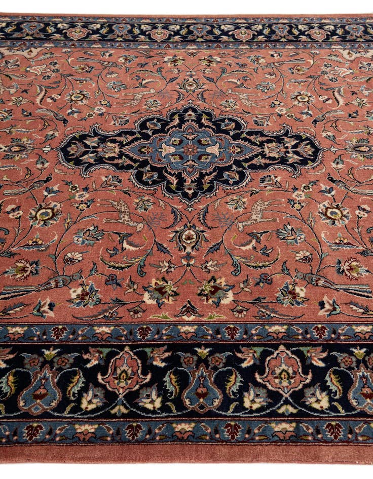 Detail image of  6' 1 x 8' 9  Hand Knotted Isfahan Oriental Wool Rug