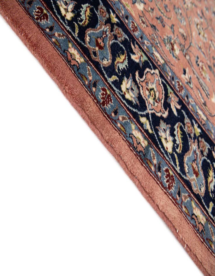 Detail image of  6' 1 x 8' 9  Hand Knotted Isfahan Oriental Wool Rug