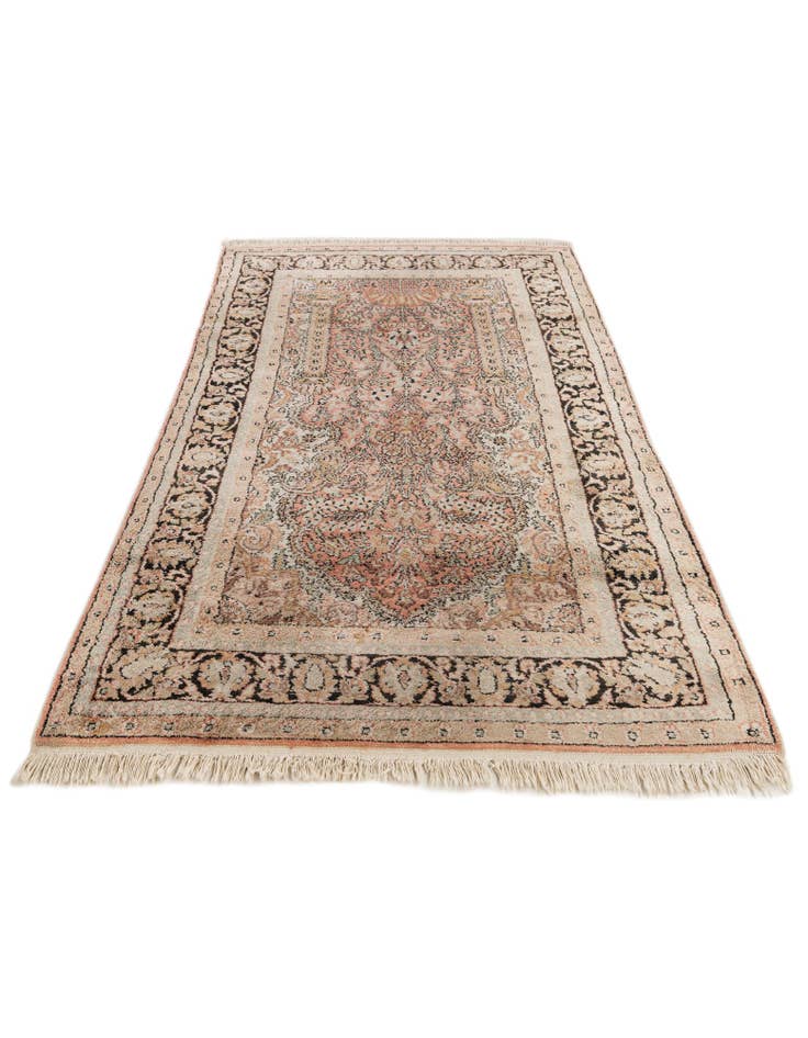 Detail image of  2' 11 x 5' 4  Hand Knotted Kashmir Wool Rug