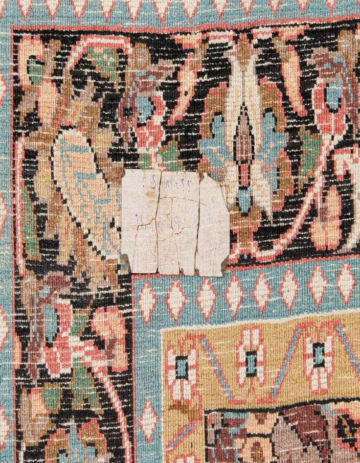 Detail image of  2' 11 x 5' 4  Hand Knotted Kashmir Wool Rug