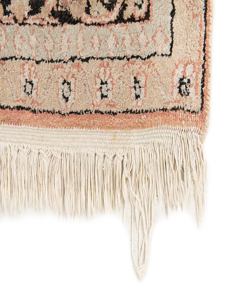 Detail image of  2' 11 x 5' 4  Hand Knotted Kashmir Wool Rug
