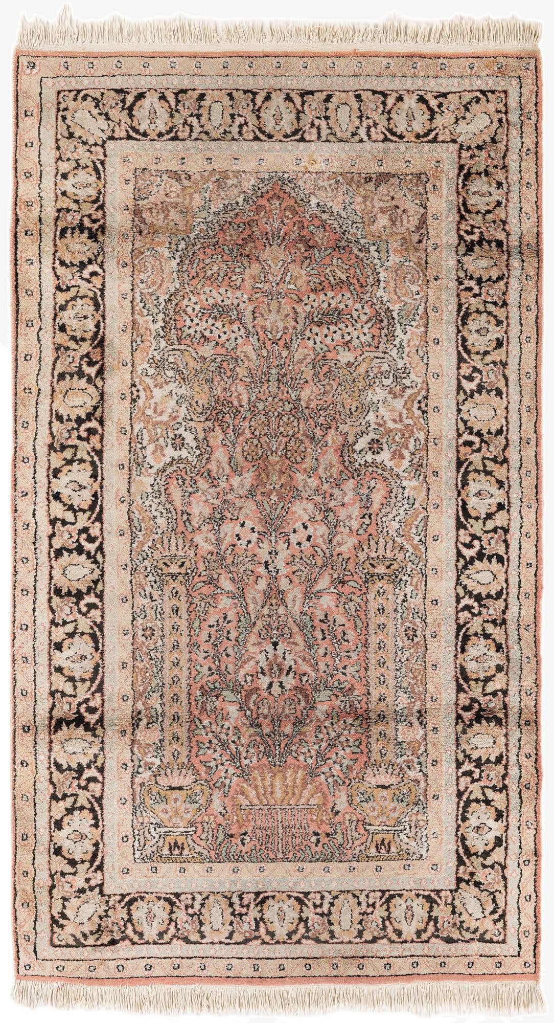  2' 11 x 5' 4  Hand Knotted Kashmir Wool Rug