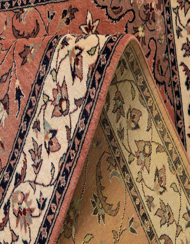 Detail image of  5' 1 x 8' 1  Hand Knotted Lahour Wool Rug