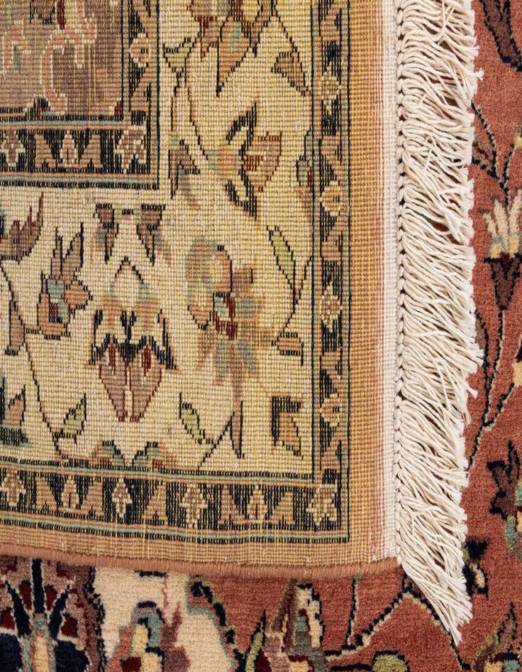 Detail image of  5' 1 x 8' 1  Hand Knotted Lahour Wool Rug