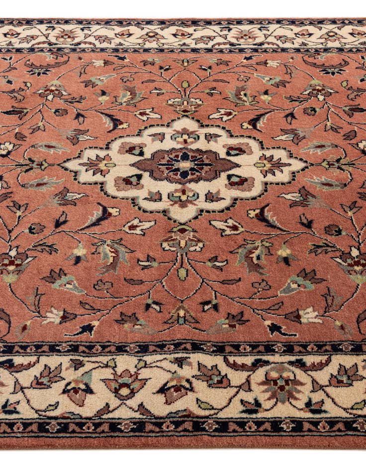 Detail image of  5' 1 x 8' 1  Hand Knotted Lahour Wool Rug