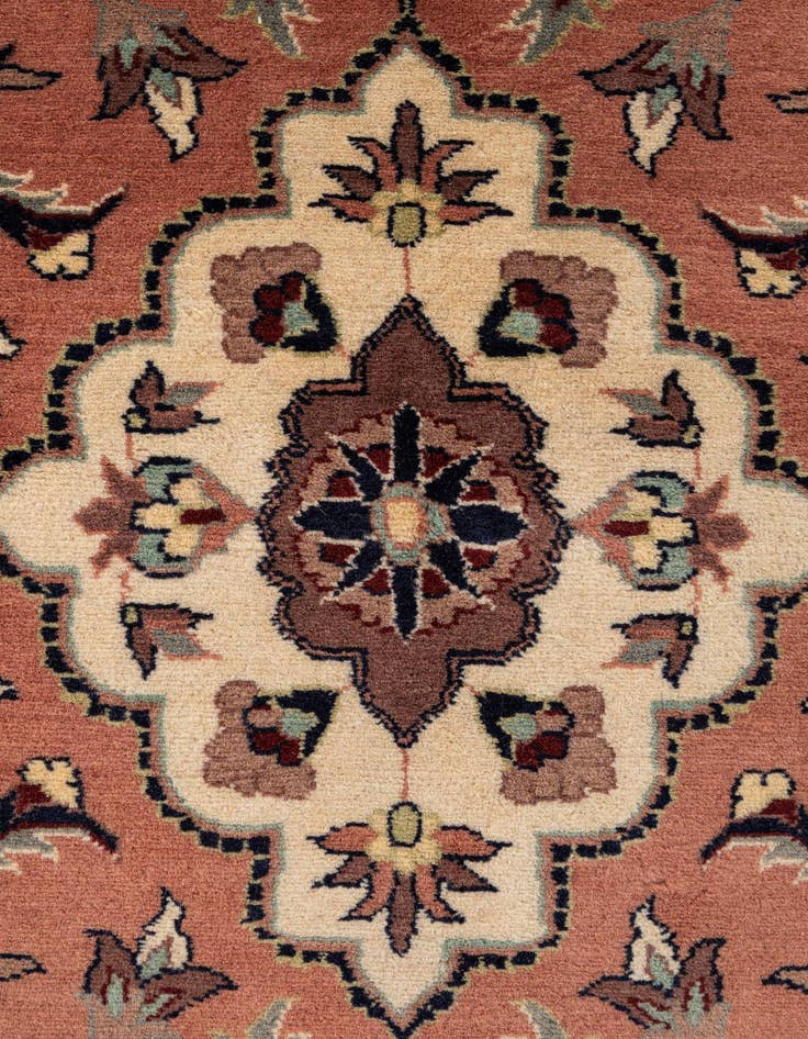 Detail image of  5' 1 x 8' 1  Hand Knotted Lahour Wool Rug