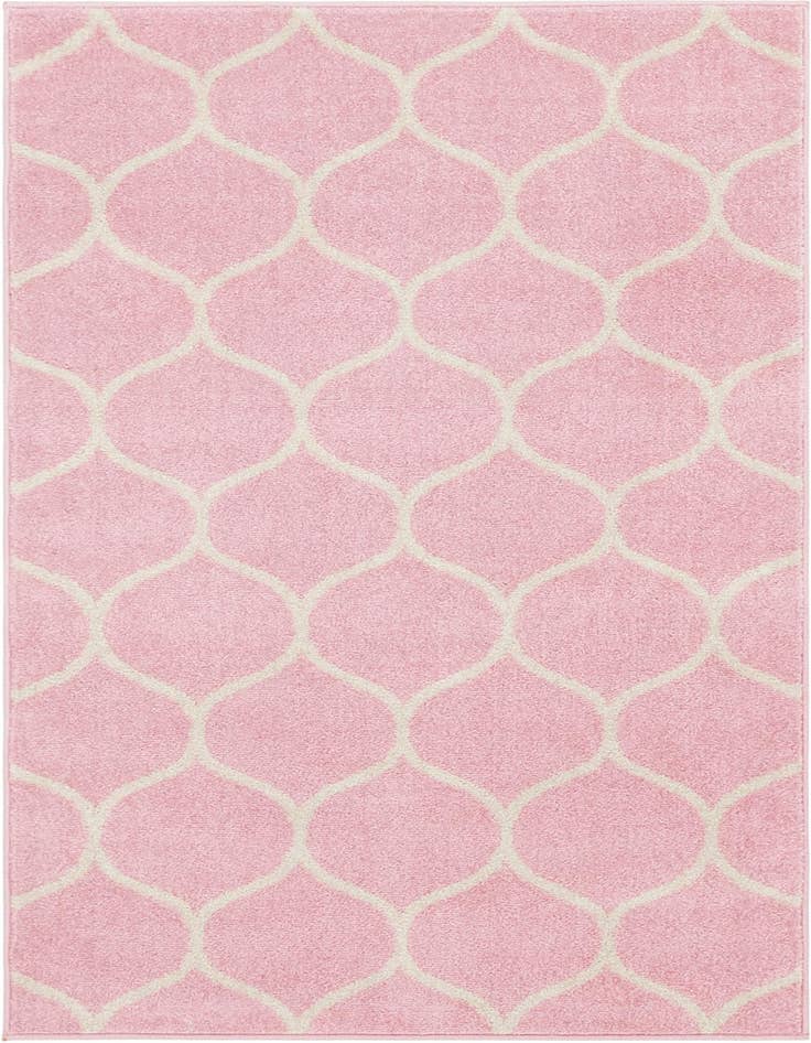 Detail image of  7' x 10' Lattice Frieze Rug