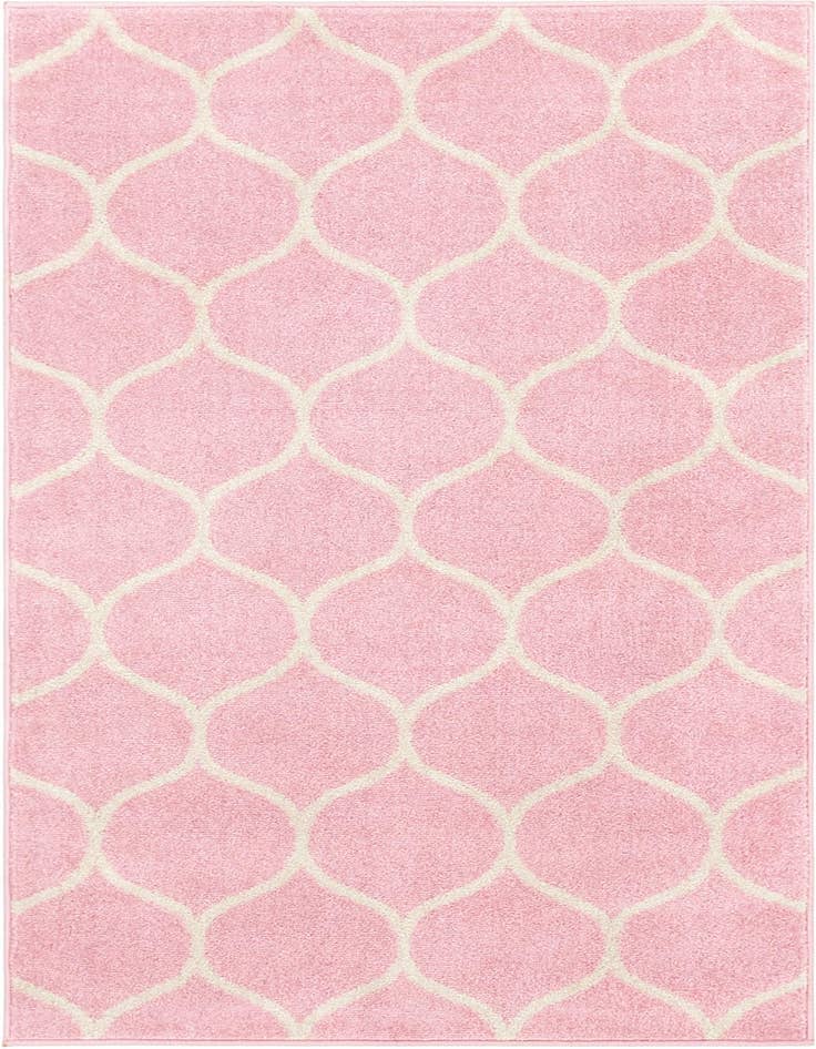 Detail image of  6' x 9' Lattice Frieze Rug