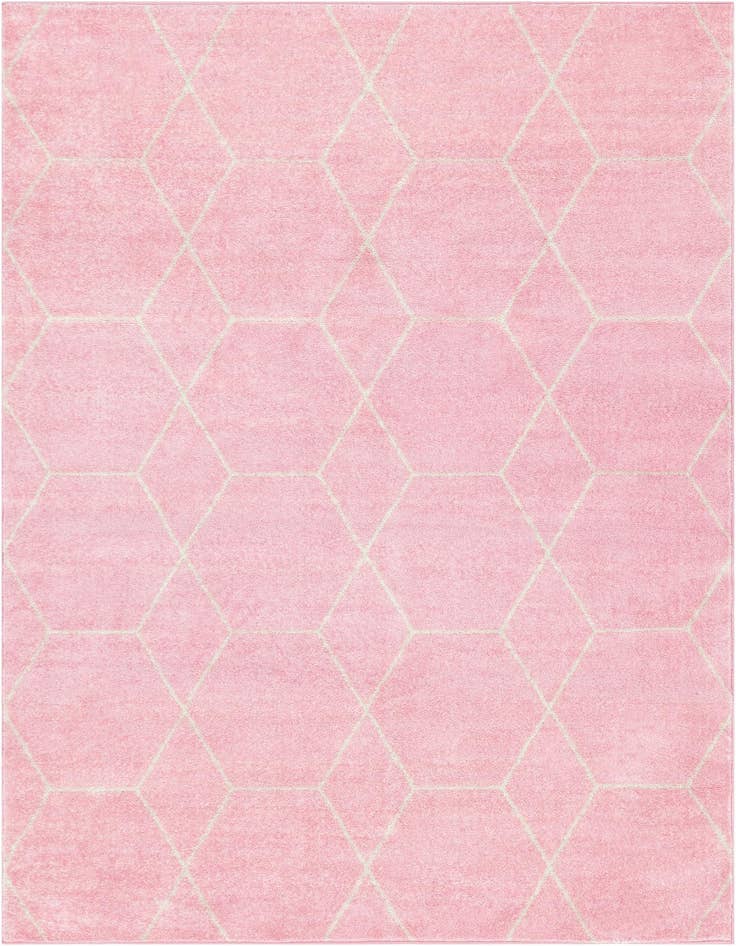 Detail image of  7' x 10' Lattice Frieze Rug