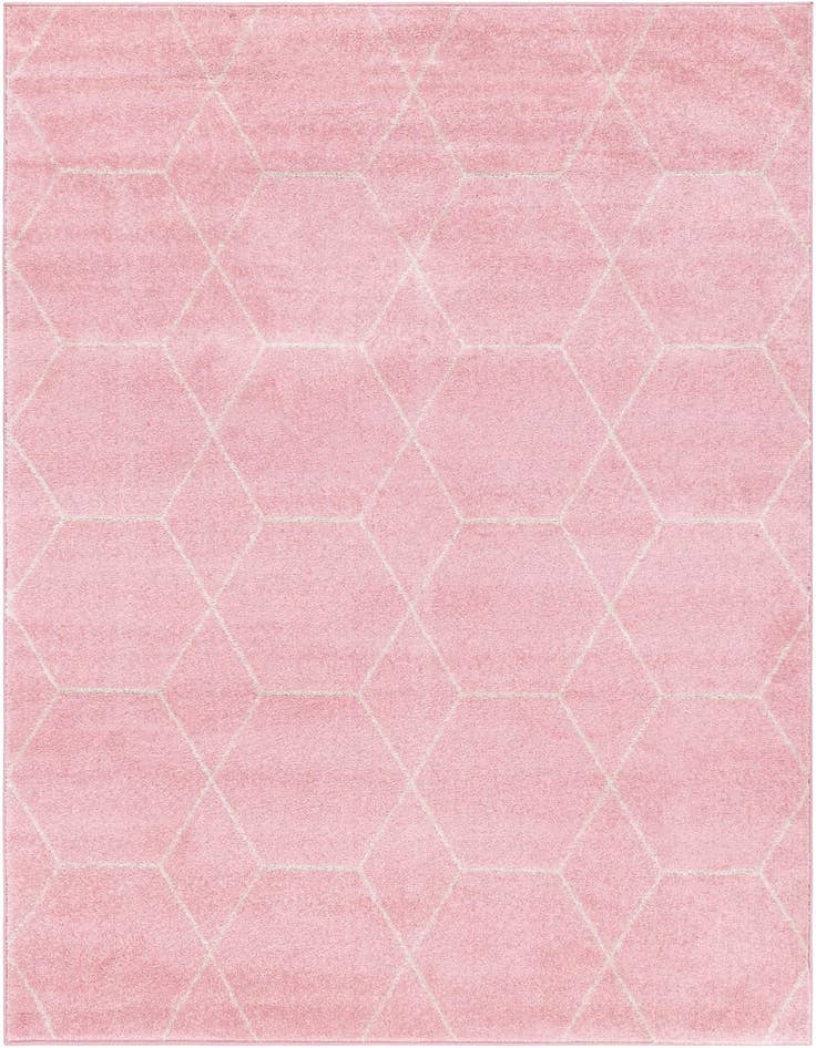 Detail image of  6' x 9' Lattice Frieze Rug