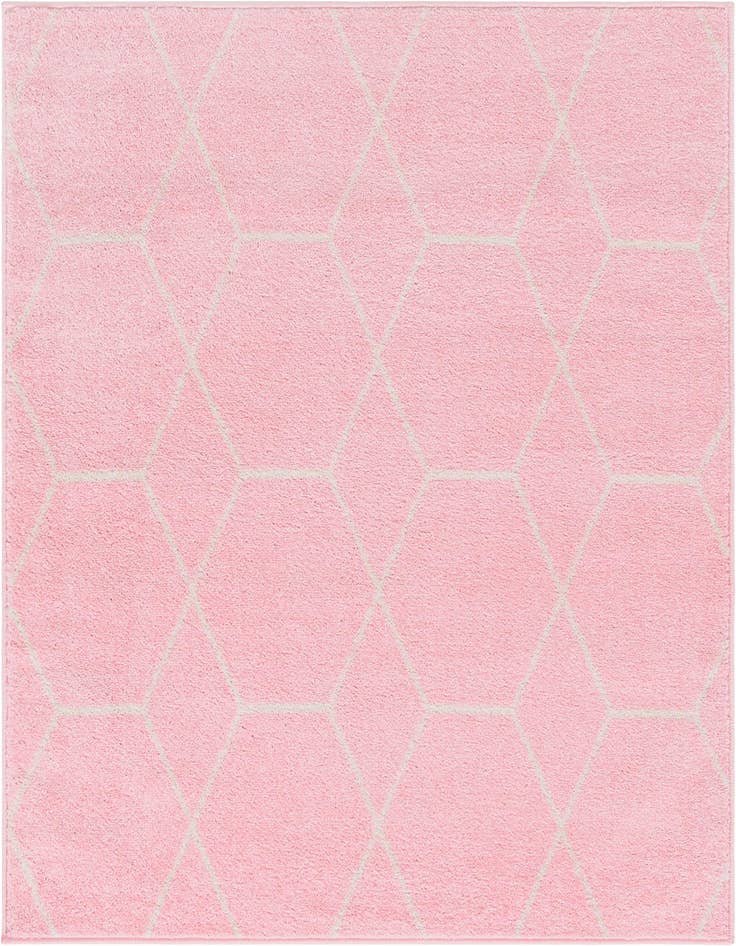 Detail image of  6' x 9' Lattice Frieze Rug