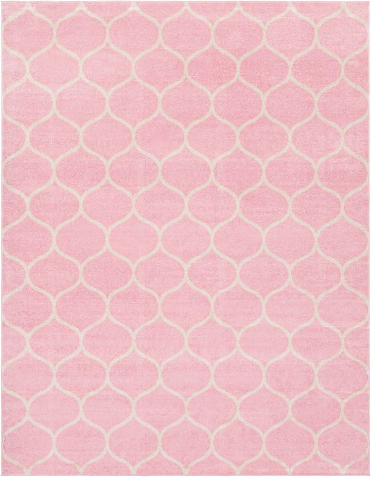 Detail image of  10' x 13' Lattice Frieze Rug