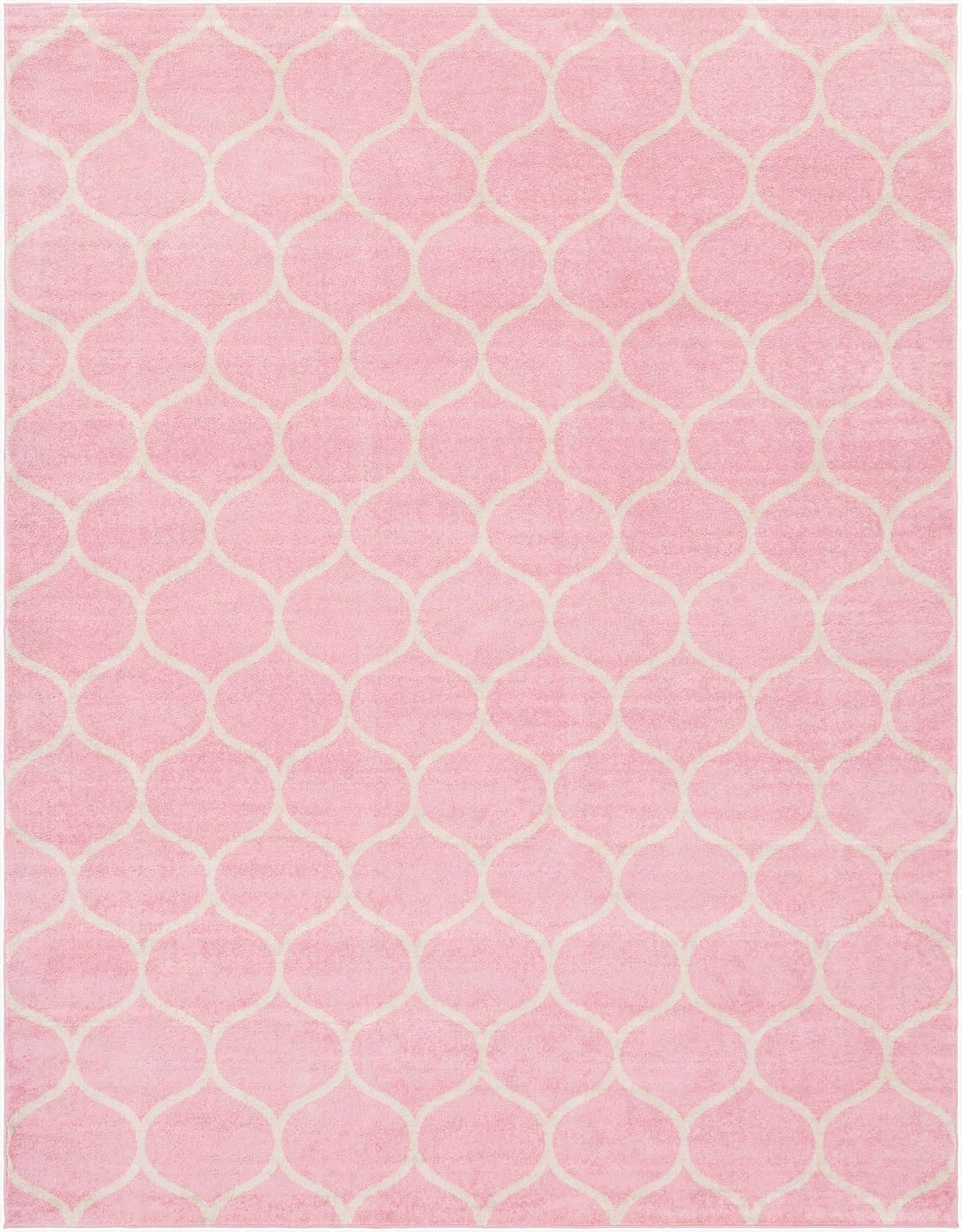  7' 10 x 10' Lattice Frieze Rug