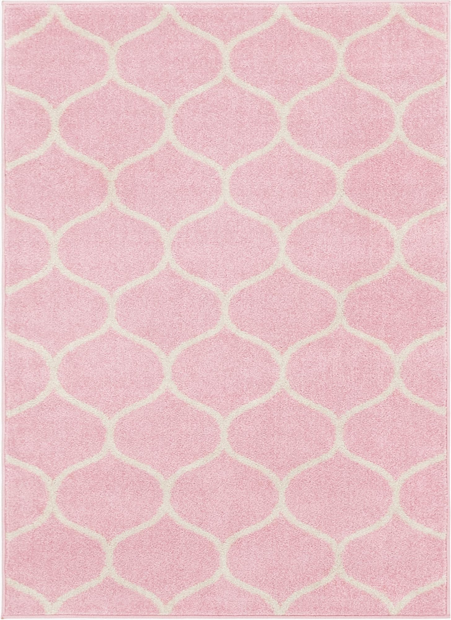  7' 10 x 11' Lattice Frieze Rug