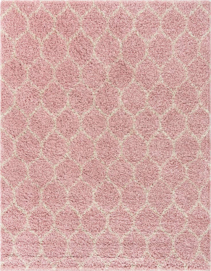 Detail image of  9' x 12' Lattice Shag Rug