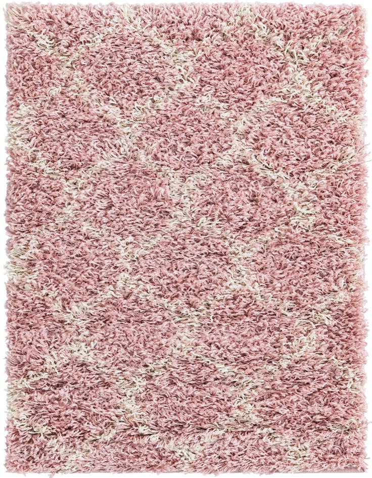 Detail image of  2' x 3' Lattice Shag Rug