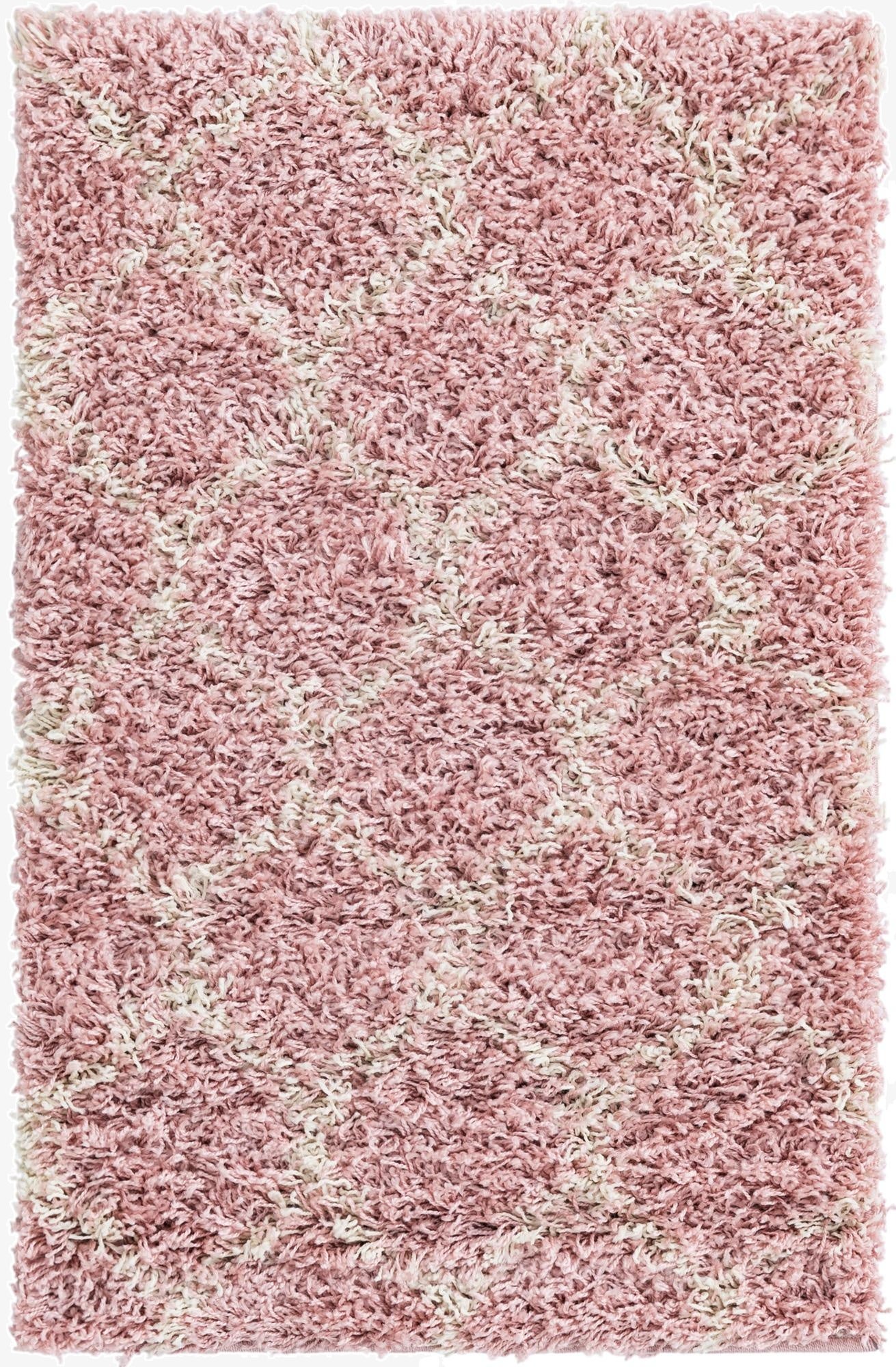  2' x 3' Lattice Shag Rug
