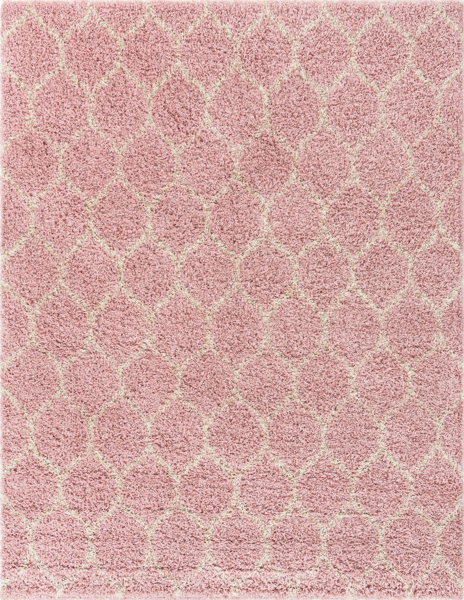  10' 8 x 14' Lattice Shag Rug