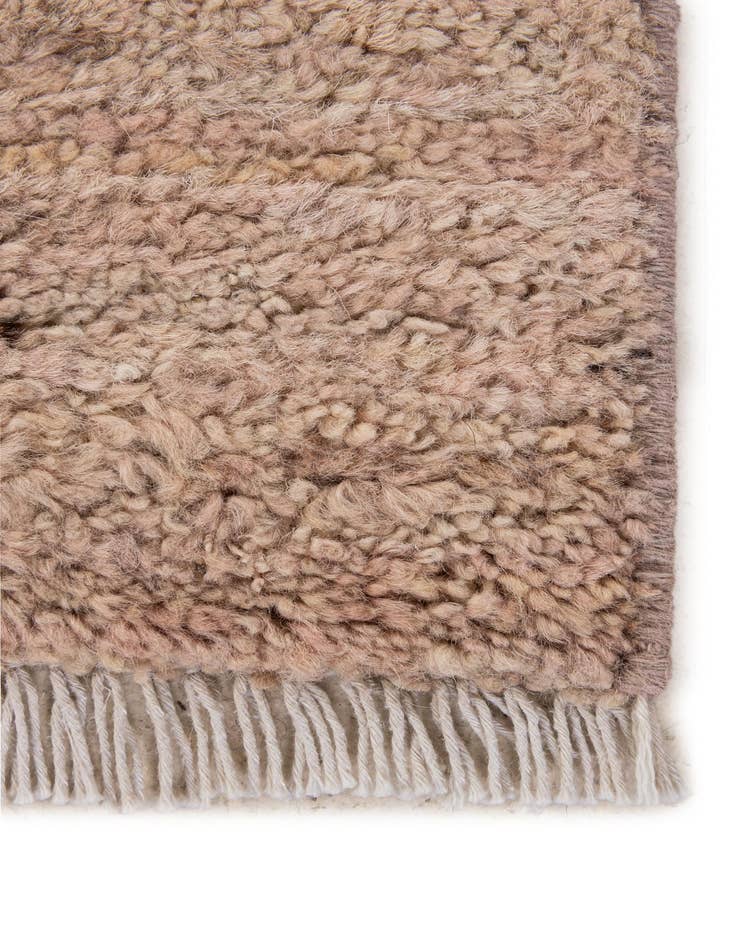 Detail image of  4' 7 x 6' 6  Hand Knotted Moroccan Wool Rug