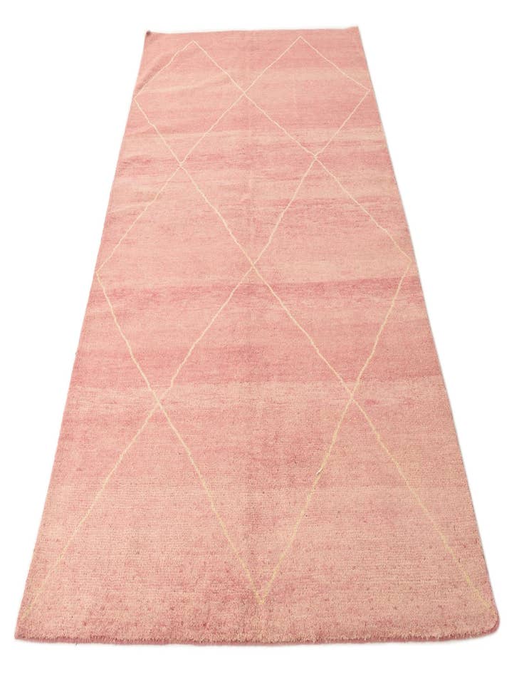 Detail image of  5' 6 x 8' 5  Hand Knotted Moroccan Wool Rug