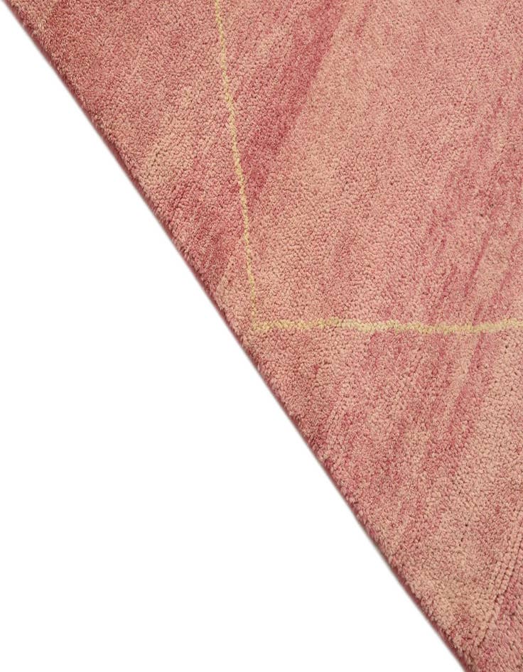 Detail image of  5' 6 x 8' 5  Hand Knotted Moroccan Wool Rug