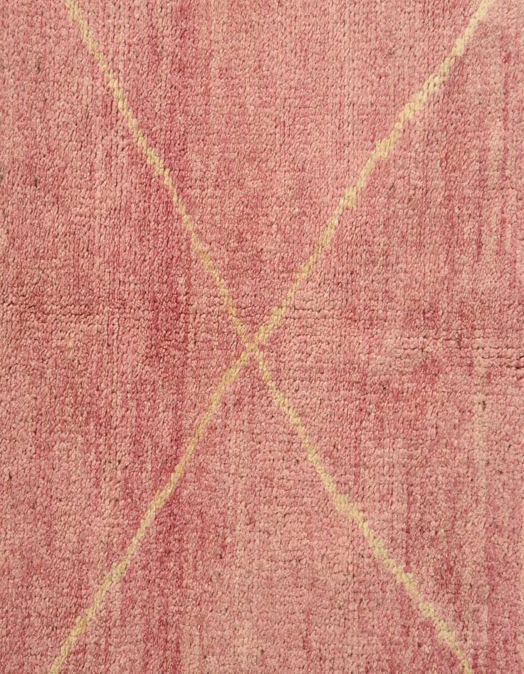 Detail image of  5' 6 x 8' 5  Hand Knotted Moroccan Wool Rug