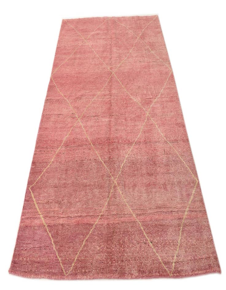 Detail image of  5' 6 x 7' 9  Hand Knotted Moroccan Wool Rug