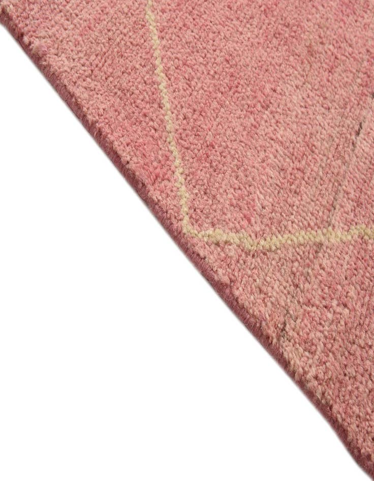 Detail image of  5' 6 x 7' 9  Hand Knotted Moroccan Wool Rug