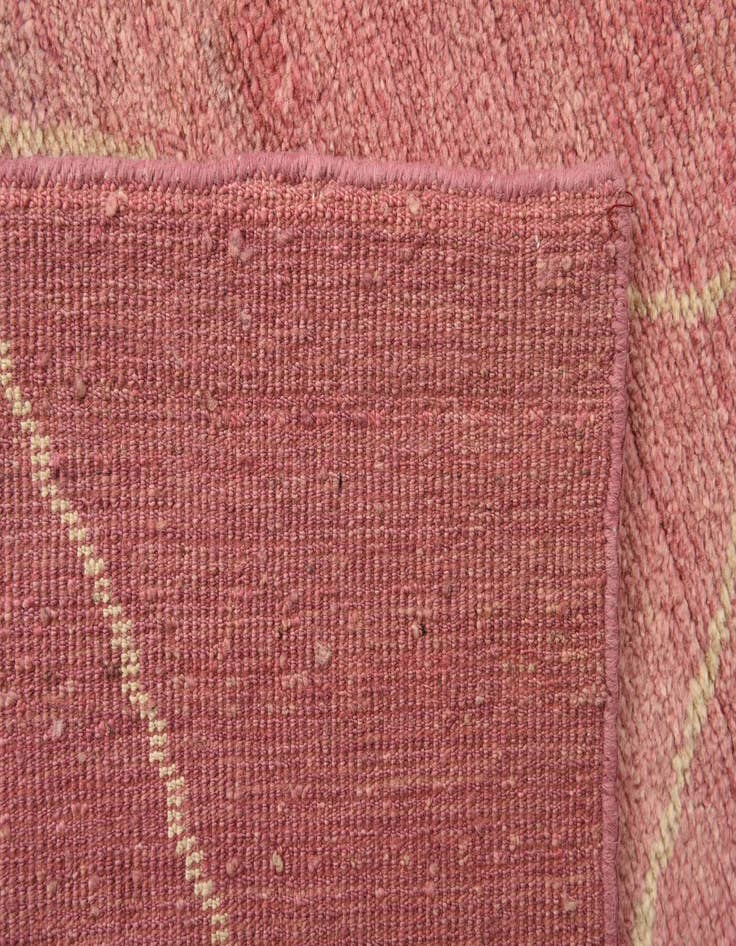 Detail image of  5' 6 x 7' 9  Hand Knotted Moroccan Wool Rug