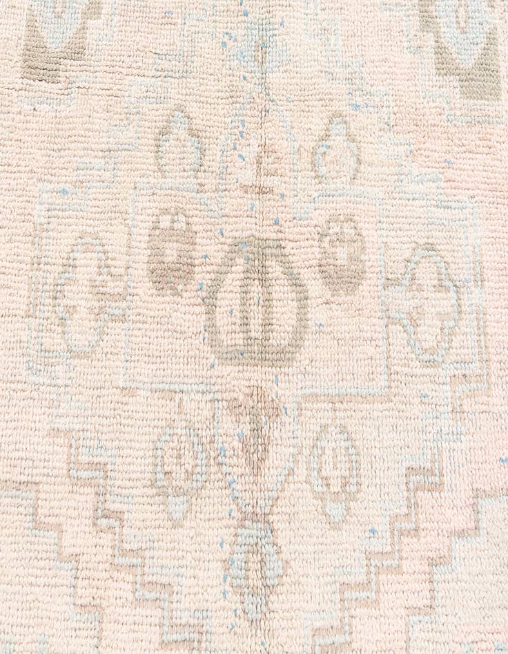 Detail image of  5' 9 x 9'  Hand Knotted Moroccan Wool Rug