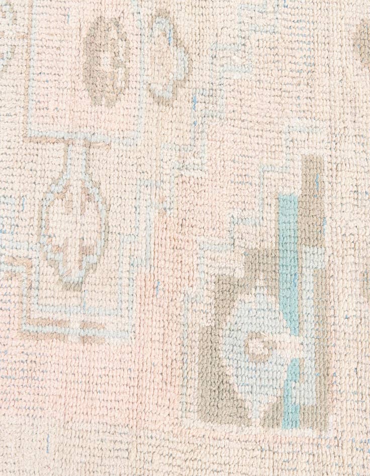 Detail image of  5' 9 x 9'  Hand Knotted Moroccan Wool Rug